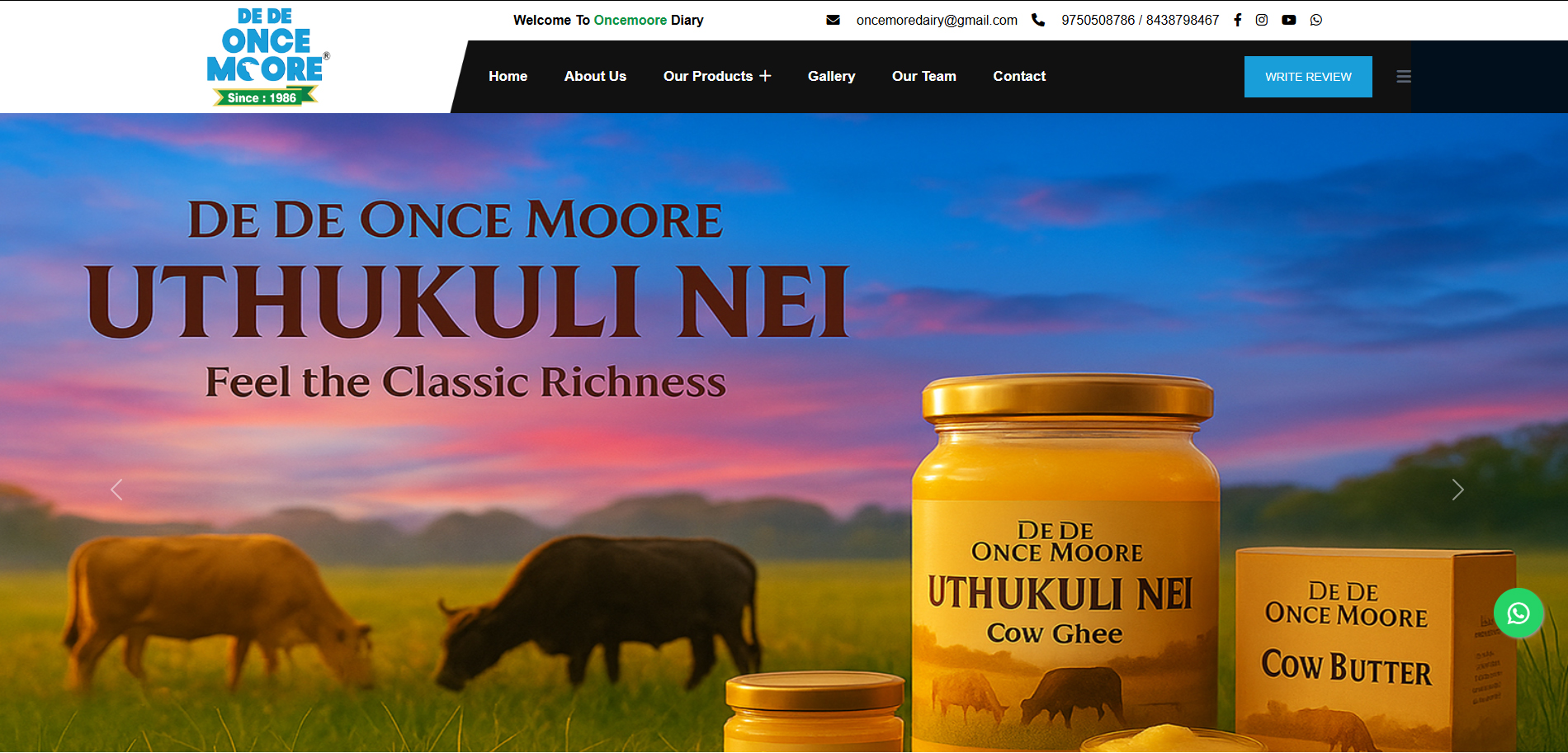 ONCEMOORE Dairy